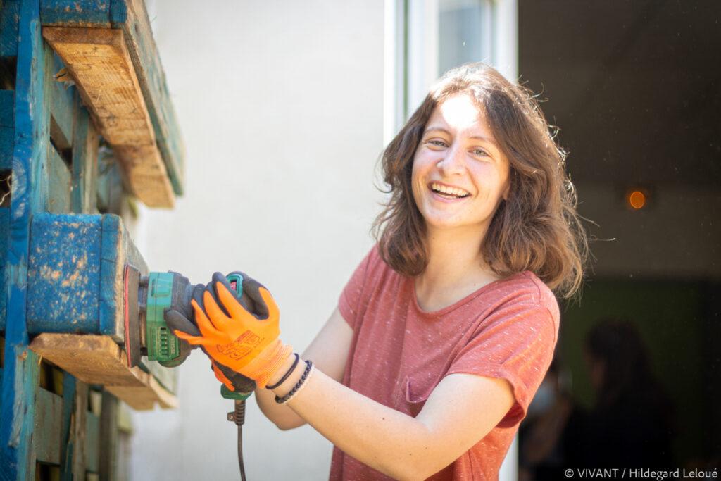 Héritiers de la récup la Rochelle portrait Maëlle Errard