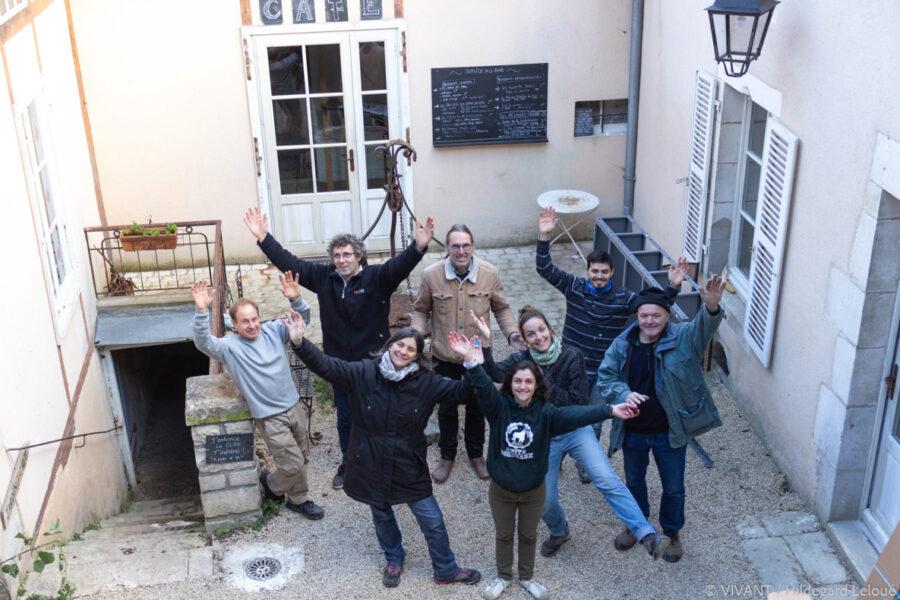 Le Clou tiers-lieu Chauvigny photo de groupe