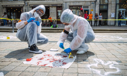 Une scène de crime pour sensibiliser à la souffrance animale