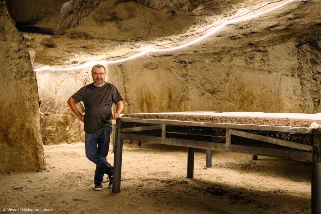 Les Champis Clairvalois-Eric Texier, coordinateur de la champignonnière