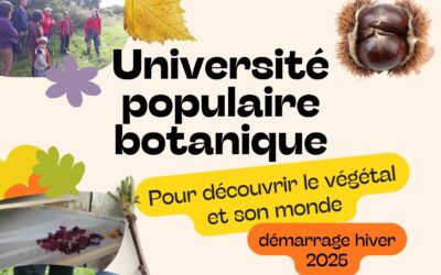 Une université d’éducation populaire à la botanique