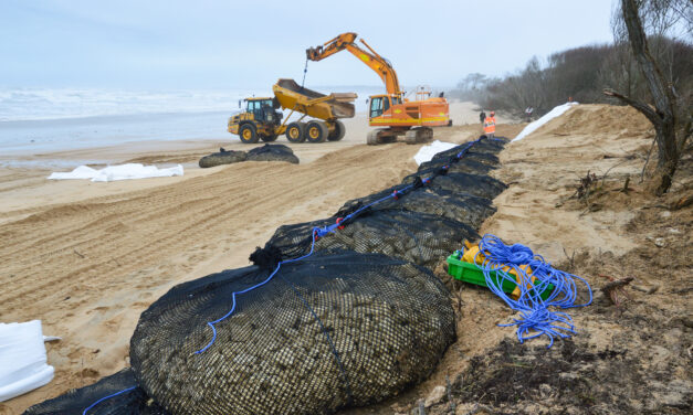 Dans l’île d’Oléron, une solution d’urgence contre l’érosion du littoral